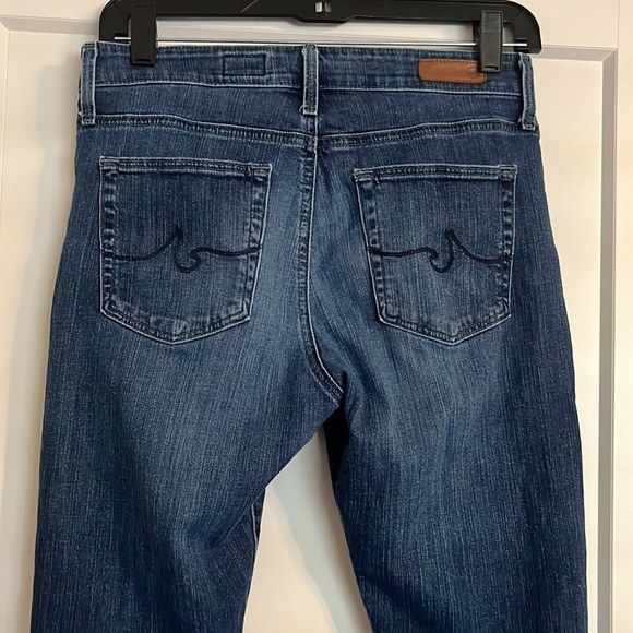 AG Farrah High-Rise Skinny Ankle Raw Hem Jeans - Picture 5 of 7